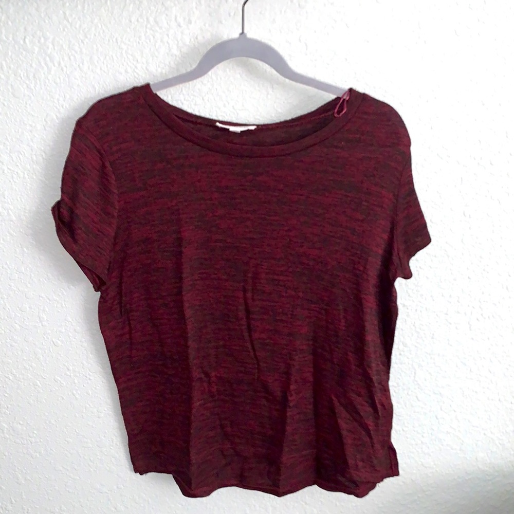 NWOT Maroon top
